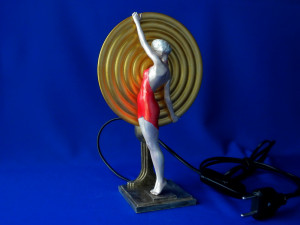 3d printable art deco lamp 1 3D 打印模型