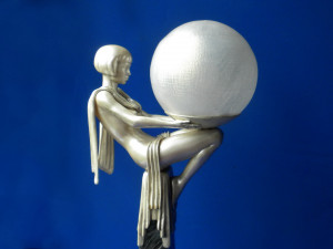 3d printable art deco lamp 3 3D Print Model