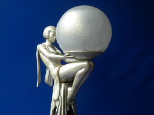 3d printable art deco lamp 3 3D Print Model