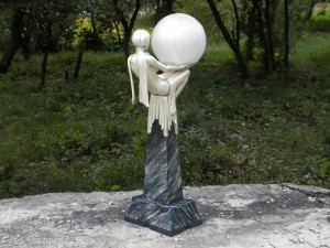 3d printable art deco lamp 3 3D Print Model