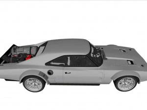 Dodge Charger Rt F8 1970 3D Model