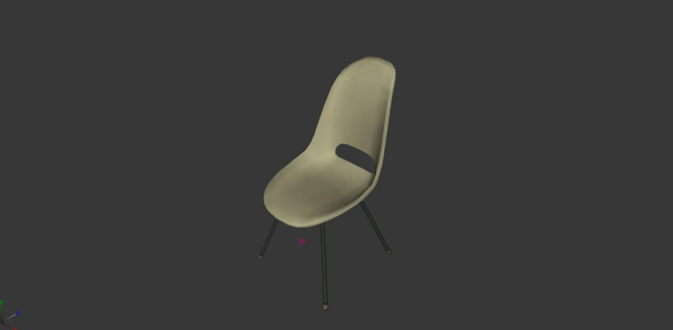 chair 3D Model .c4d .max .obj .3ds .fbx .stl .blend 