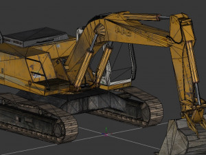 excavator Modèle 3D