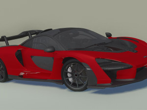 2019 mclaren senna hiqh poly 3D 모델