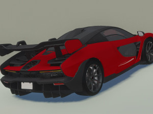 2019 mclaren senna hiqh poly 3Dモデル