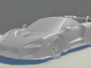 2019 mclaren senna hiqh poly 3Dモデル