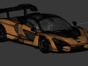 2019 mclaren senna hiqh poly 3Dモデル