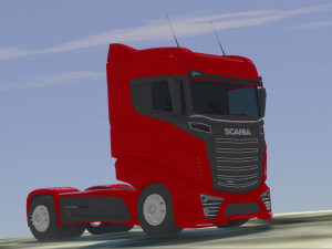 scania r1000 hiqh poly 3D 모델