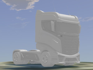 scania r1000 hiqh poly 3D Model
