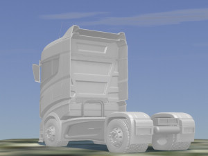 scania r1000 hiqh poly 3D Model