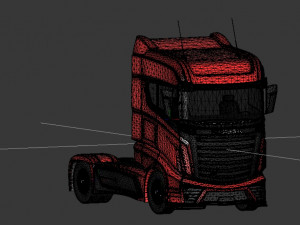 scania r1000 hiqh poly 3D Model