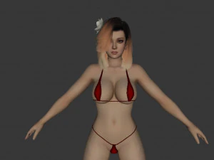 vrouw mg 3D Model