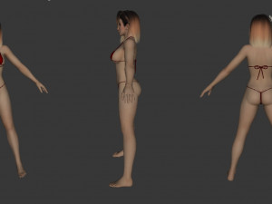 woman mg Model 3D