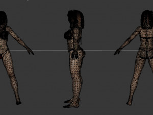 woman mg Model 3D