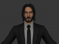 john wick hiqh poly 3D 모델