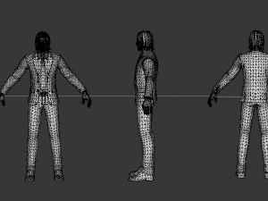 john wick hiqh poly 3D Model