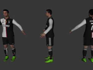 cristiano ronaldo 2019-2020juventus 3D Model