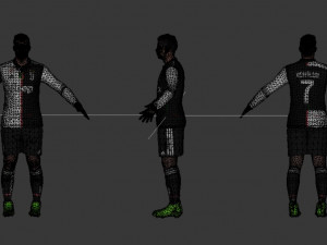 cristiano ronaldo 2019-2020juventus 3Dモデル
