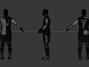 cristiano ronaldo 2019-2020juventus 3D Model