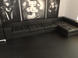 living room 3D Modell