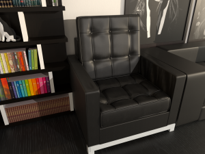 living room 3D Modell