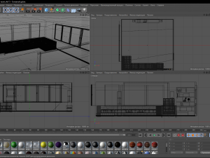 living room 3D Modell