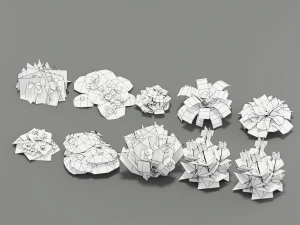 fleur g01 Modèle 3D