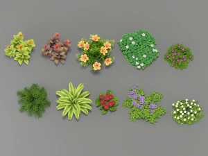 fleur g01 Modèle 3D