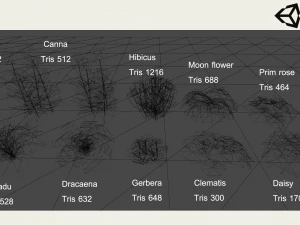 fleur g01 Modèle 3D