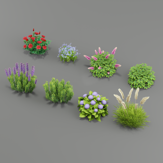 flower g02 3D 模型 .c4d .max .obj .3ds .fbx .stl .blend 
