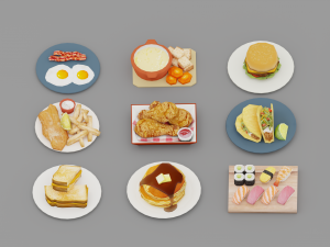 food g04 Model 3D