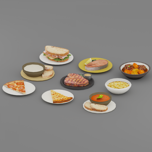 food g05 3Dモデル .c4d .max .obj .3ds .fbx .stl .blend 