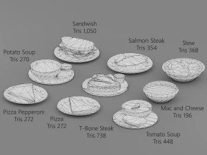 comida g05 Modelo 3D