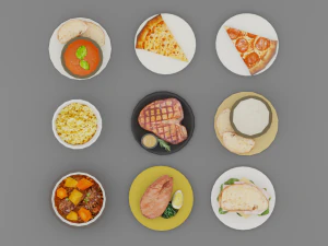 comida g05 Modelo 3D