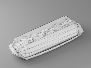 hot dog g06 3D 模型