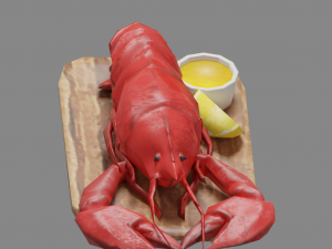 lobster g09 3D 模型