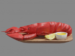 lobster g09 3D 模型