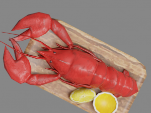 lobster g09 3D 模型