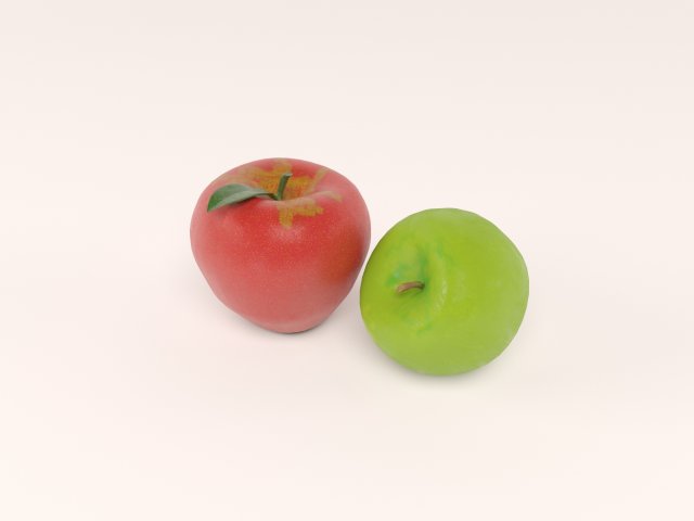 apples Modello 3D .c4d .max .obj .3ds .fbx .stl .blend 