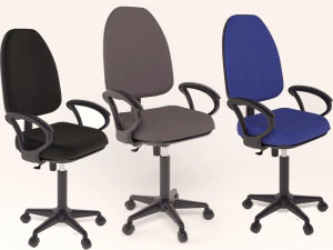 オフィスチェア 3Dモデル