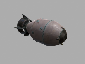 old atom bomb Modèle 3D