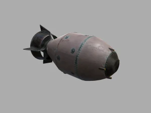 old atom bomb 3D Model