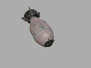 old atom bomb 3D Model