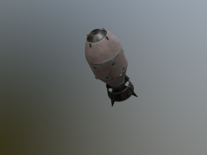old atom bomb Modèle 3D
