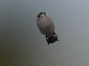 old atom bomb 3D Model