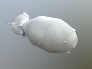 old atom bomb Modèle 3D