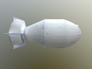 old atom bomb Modèle 3D