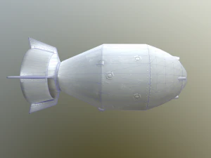 old atom bomb 3D Model