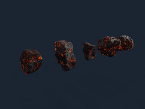 asteroids pack 3D Model