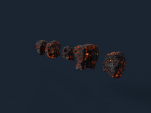 asteroids pack 3D Model
